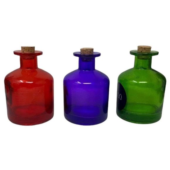 Rae Dunn Potion Bottles Set NWT Witches Magic Spooky Red Green Trick Treat Boo - Picture 7 of 10